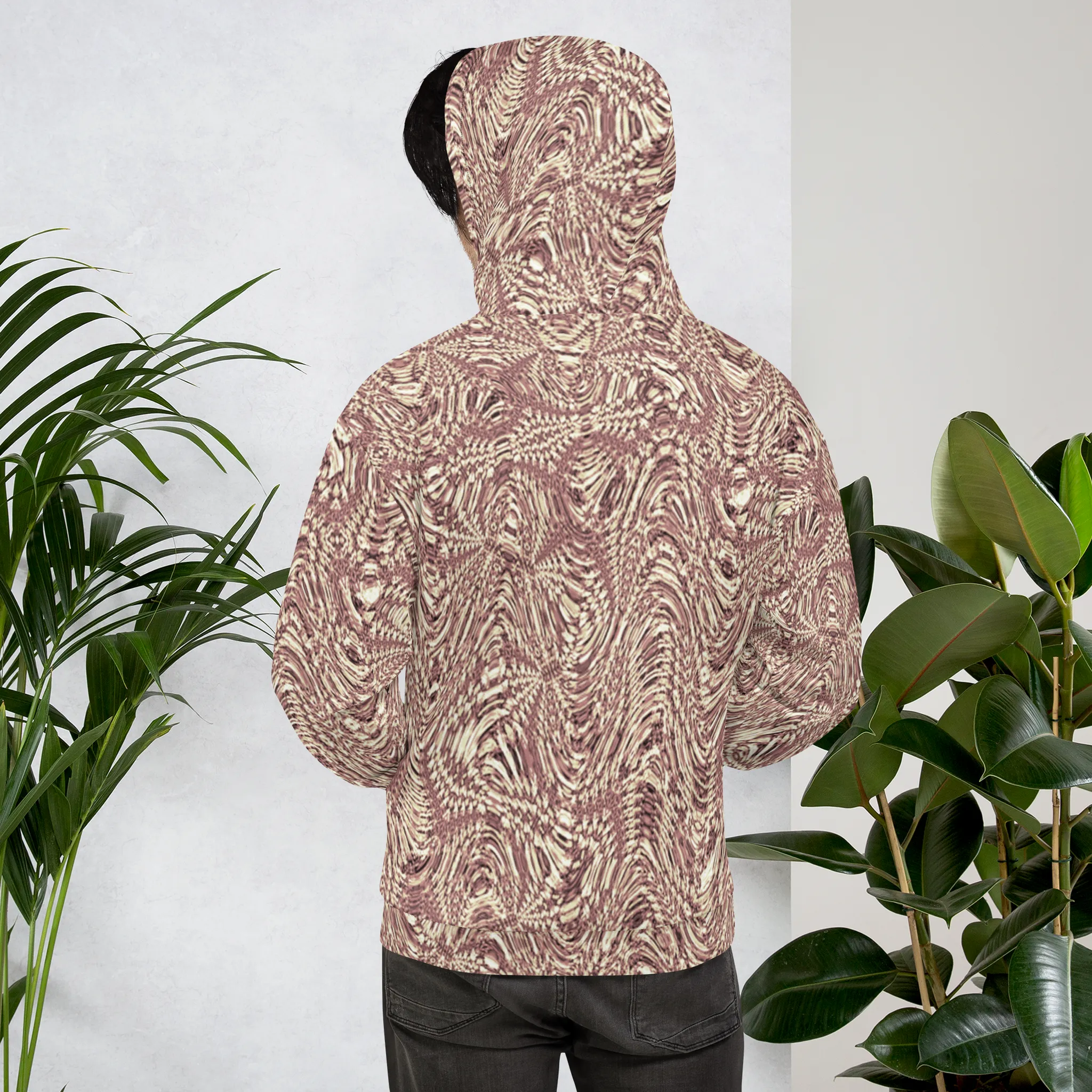 Recursia Alchemical Vision Men's Hoodie In Pink