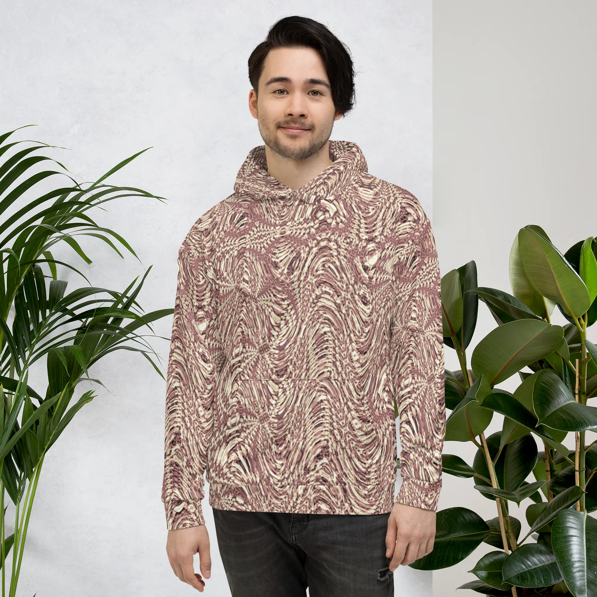 Recursia Alchemical Vision Men's Hoodie In Pink