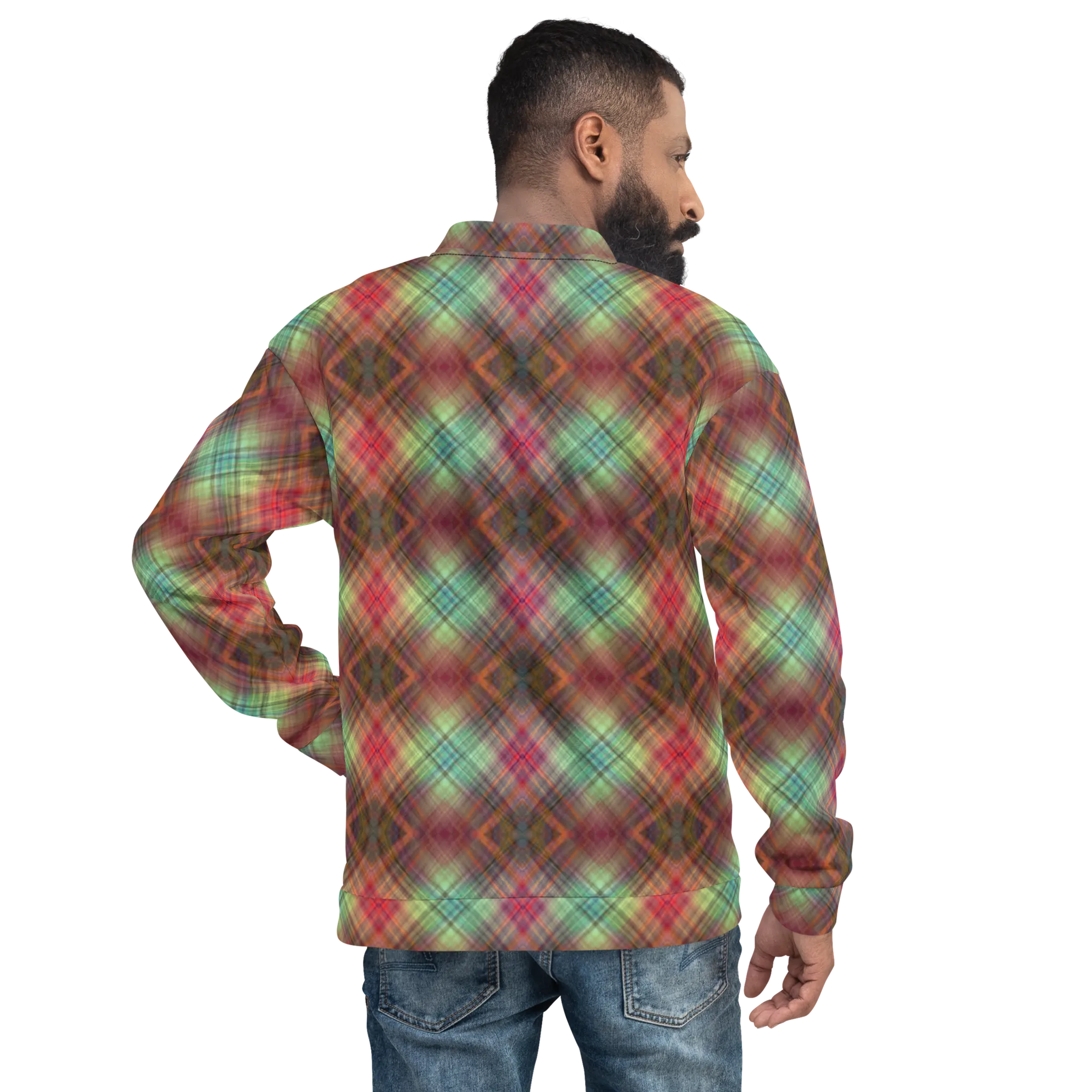 Recursia Argyle Rewired I Men's Bomber Jacket