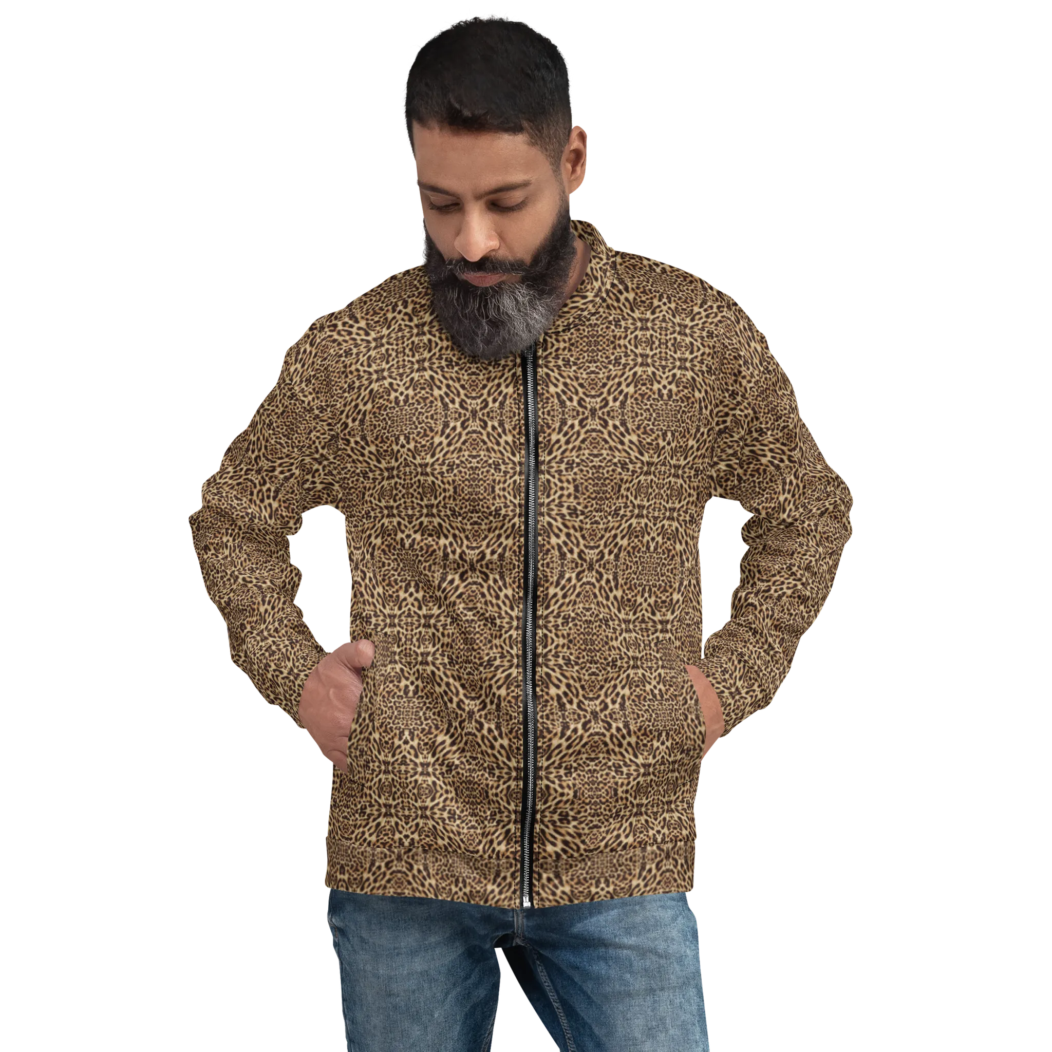 Recursia Contemplative Jaguar II Men's Bomber Jacket