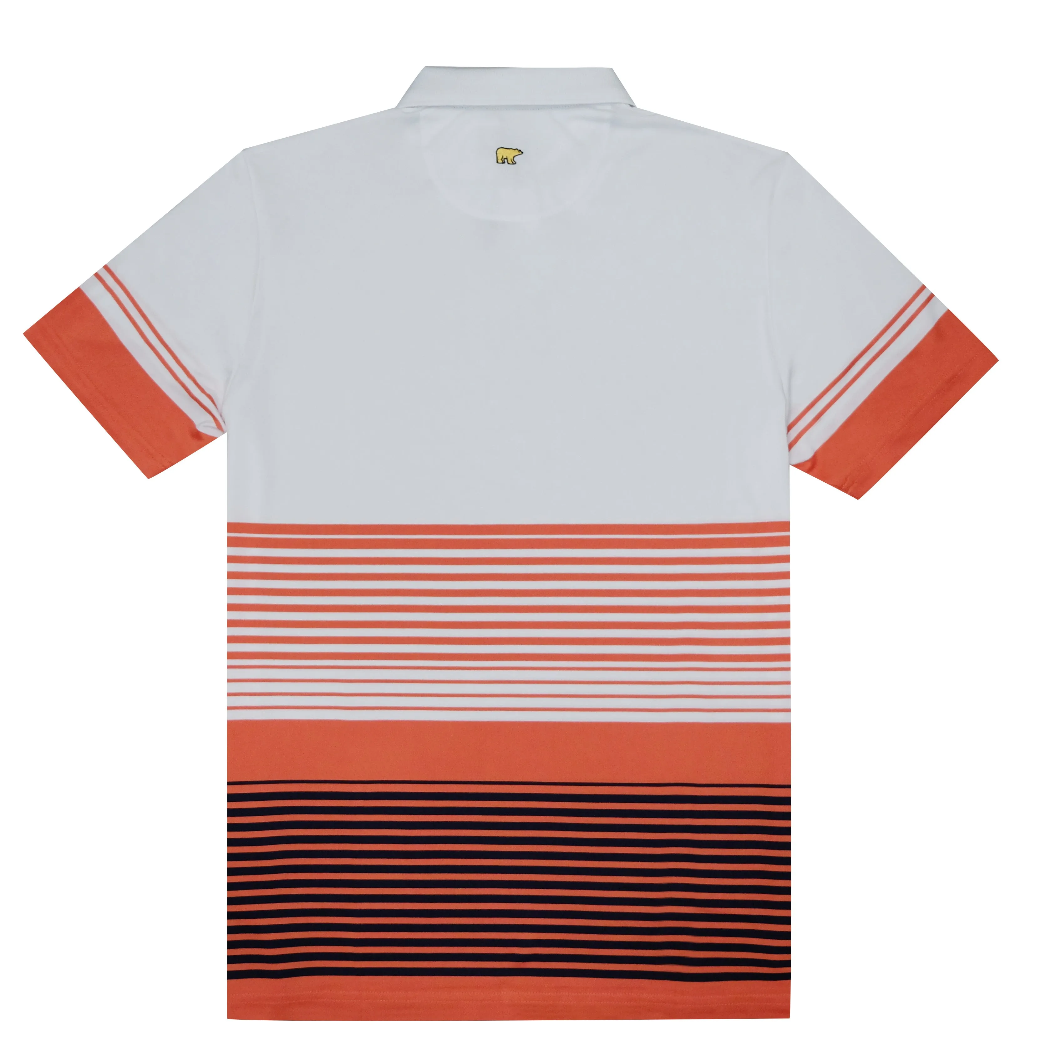 Reverse Stripe Polo Autumn Peach