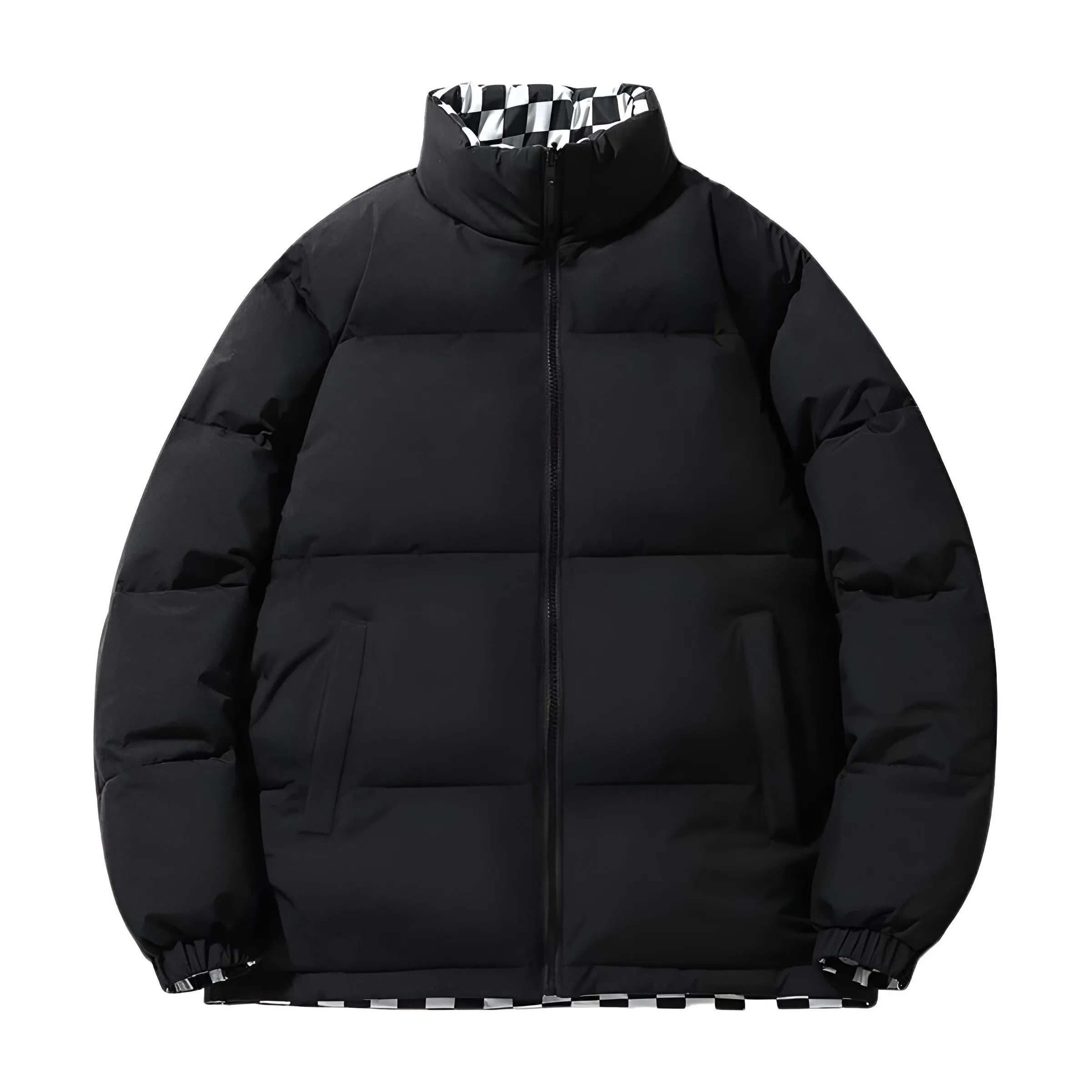 Reversible Wear Duck Down Puffer Jackets For Men