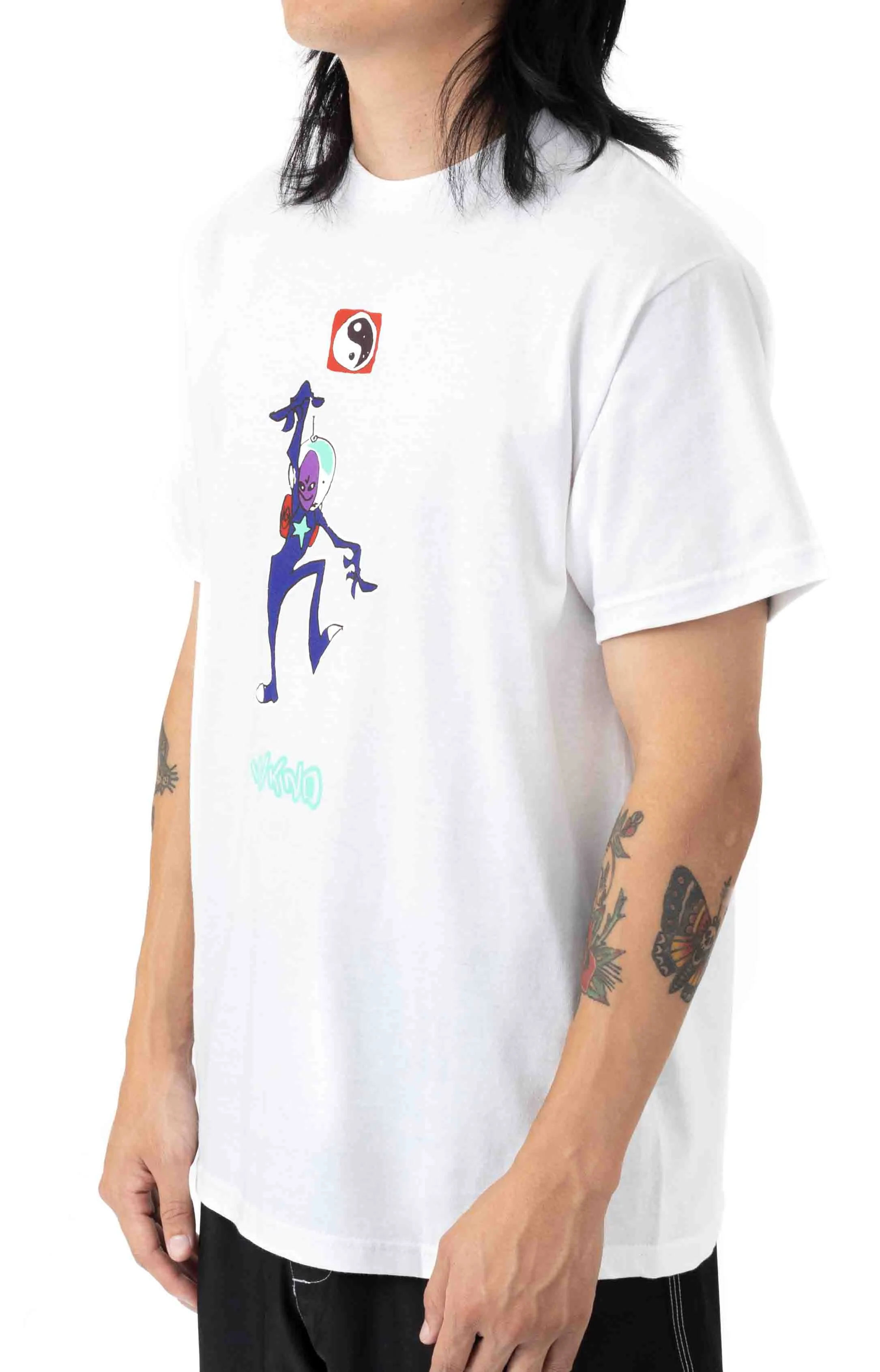 Sympathy Dropout Rave Tee - White