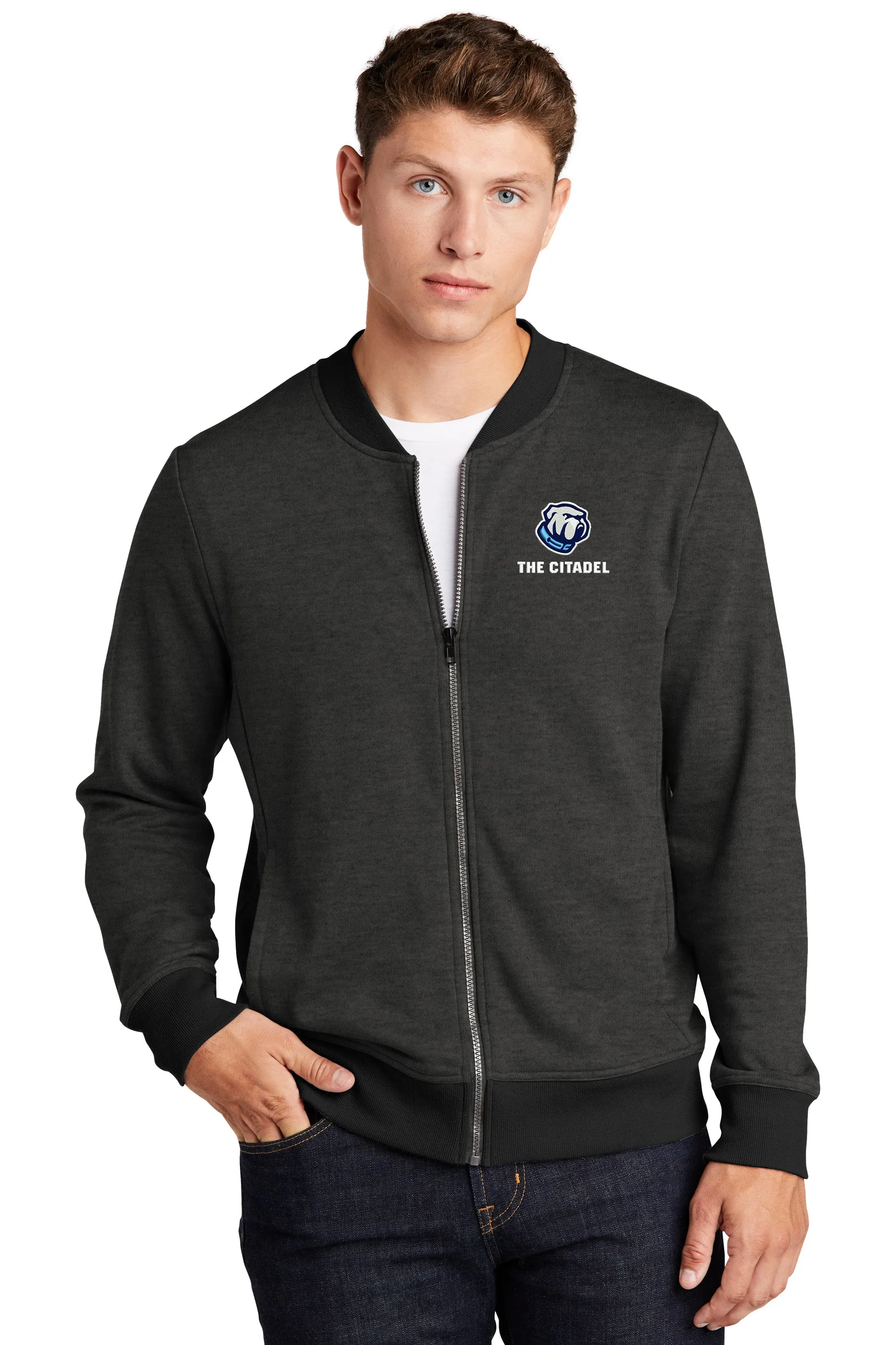 The Citadel Bulldog Lightweight French Terry Bomber