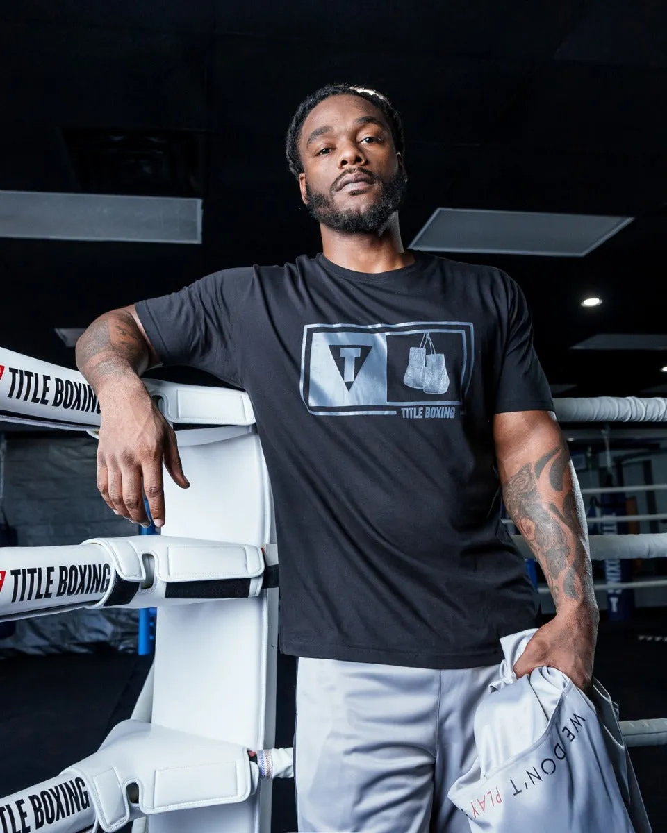 TITLE Boxing Dual-Frame Logo Tee