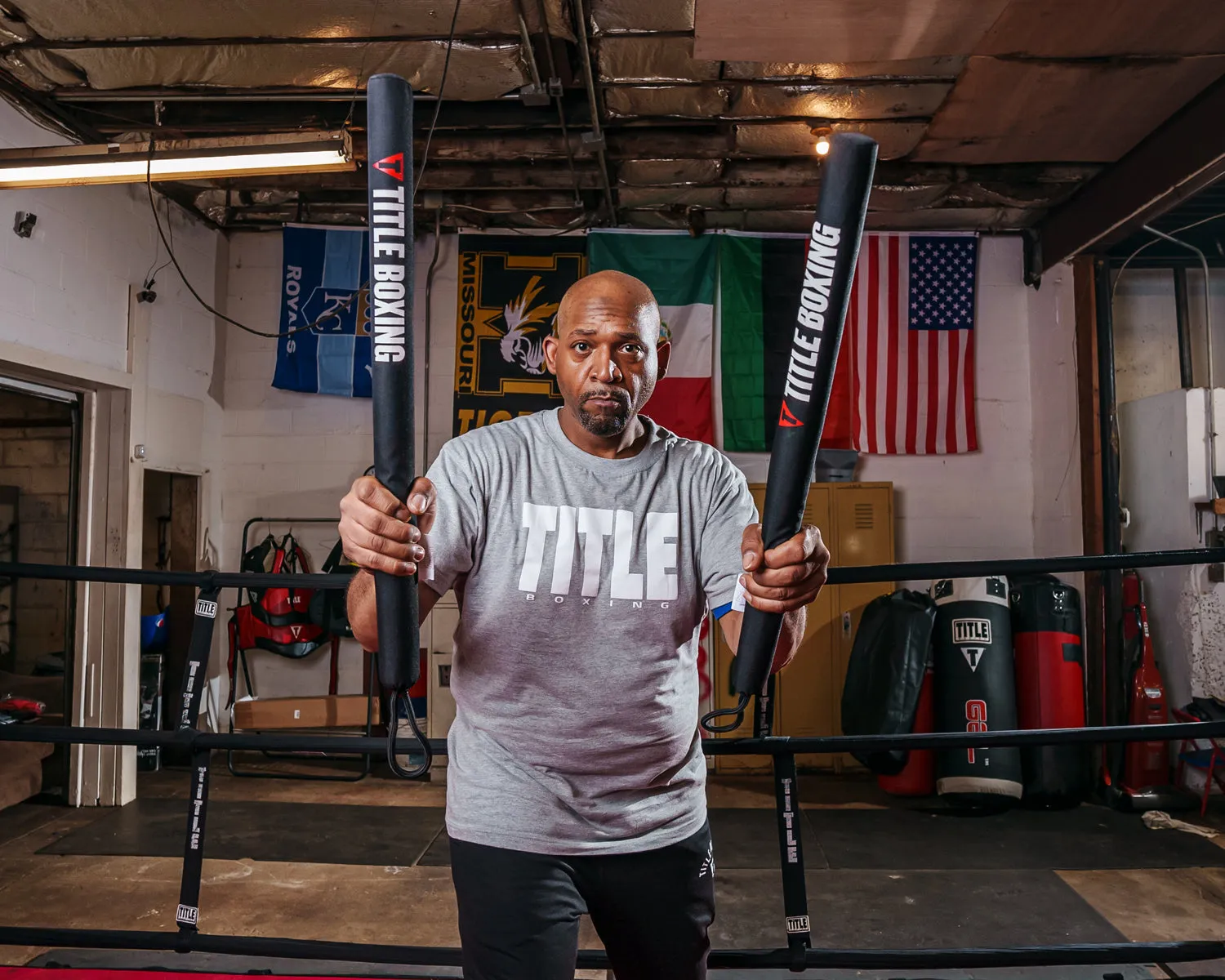 TITLE Boxing Iconic Block Tee