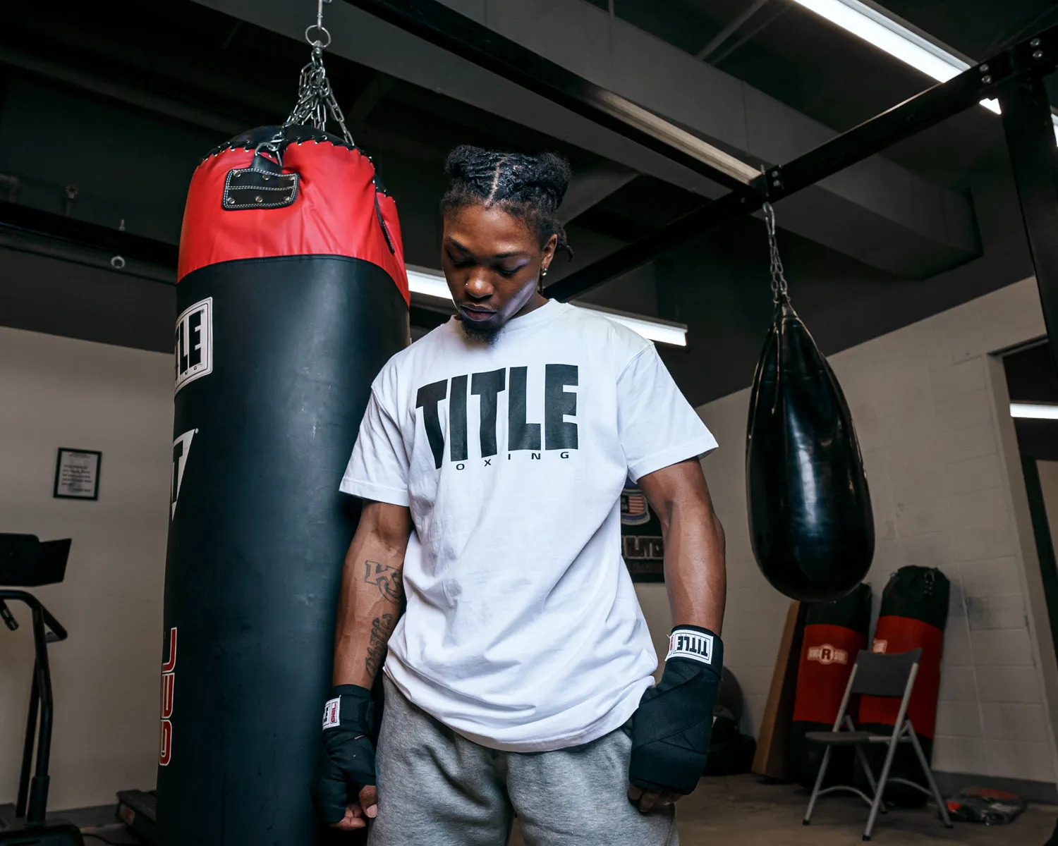 TITLE Boxing Iconic Block Tee