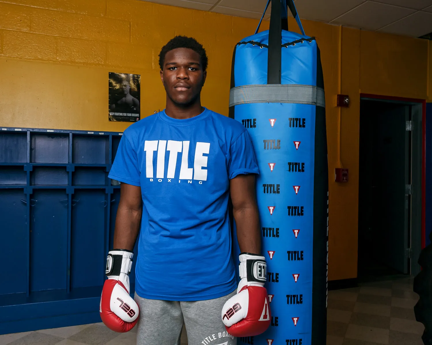 TITLE Boxing Iconic Block Tee