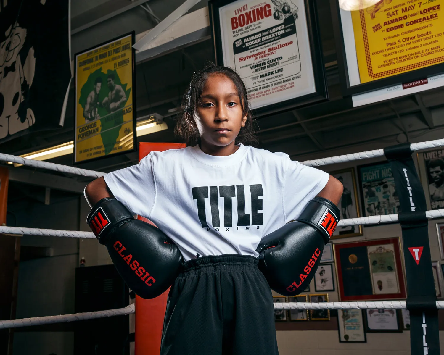 TITLE Boxing Iconic Block Tee