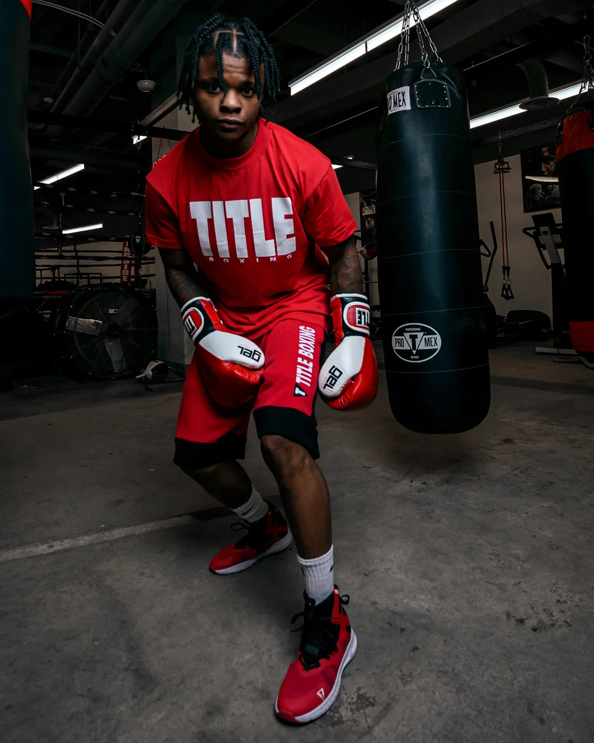 TITLE Boxing Iconic Block Tee