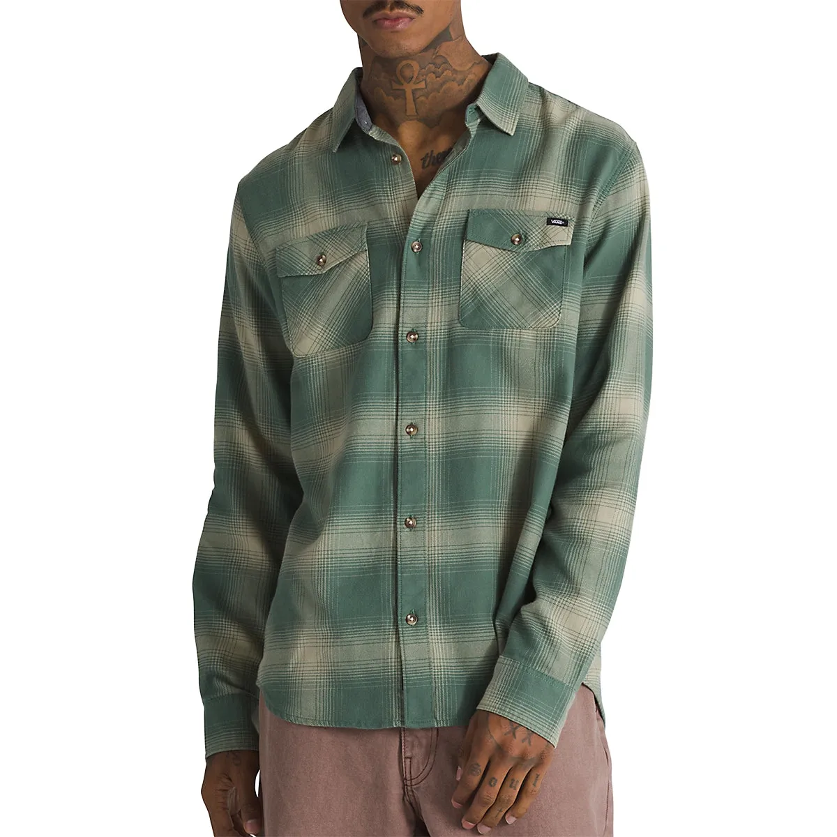 Vans Monterey III Long Sleeve Button-Up Flannel Shirt