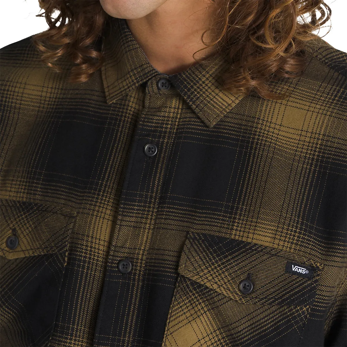 Vans Monterey III Long Sleeve Button-Up Flannel Shirt