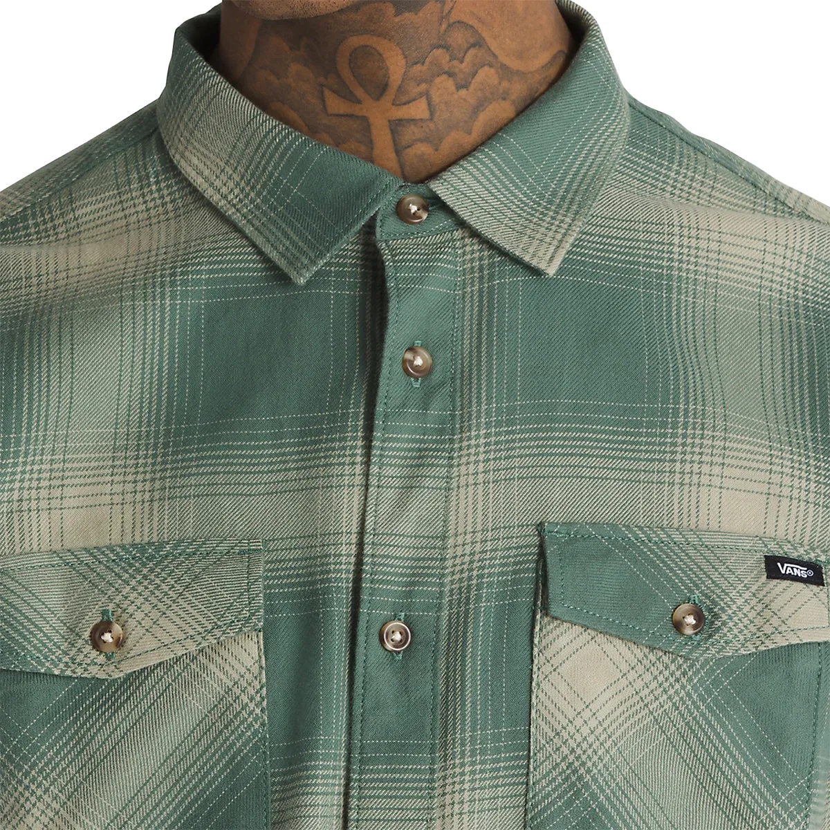 Vans Monterey III Long Sleeve Button-Up Flannel Shirt