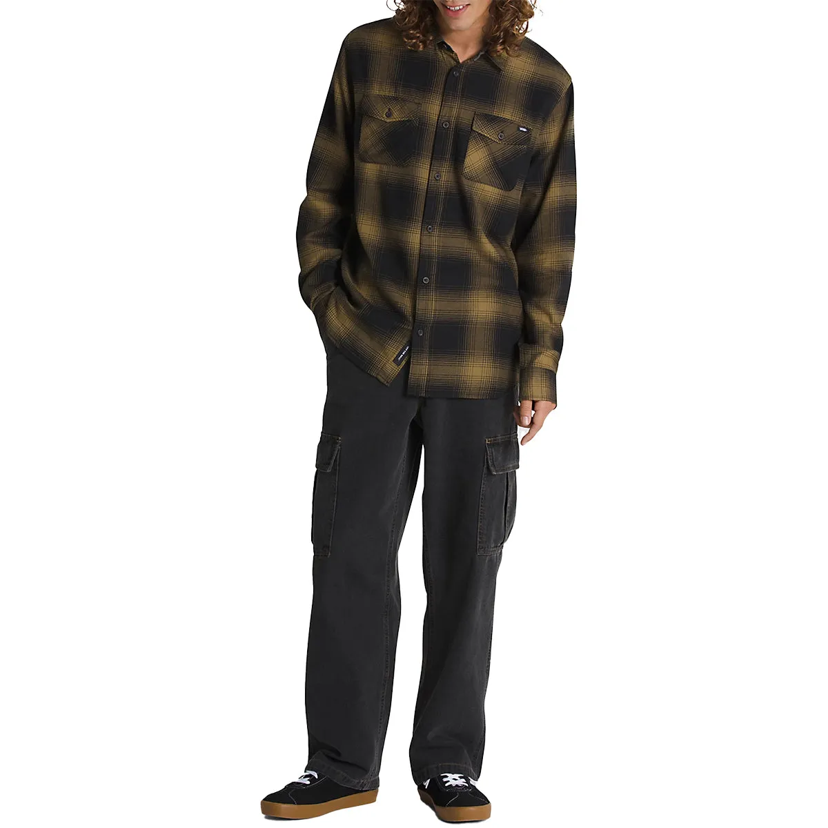 Vans Monterey III Long Sleeve Button-Up Flannel Shirt