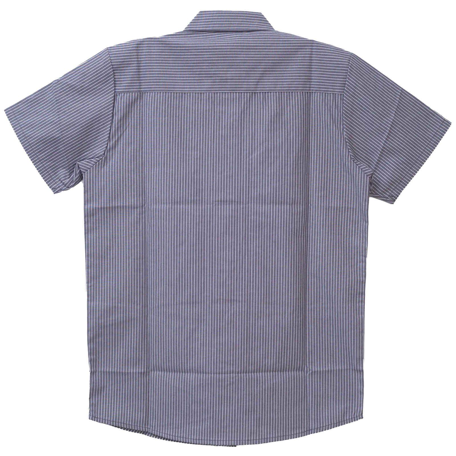 VB775GW - Men's Grey Work Shirts with White Strips