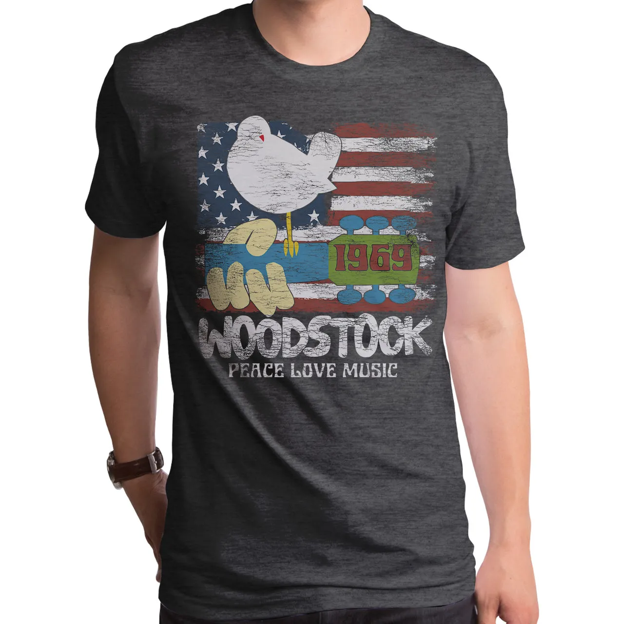 Woodstock Americana Adult T-Shirt